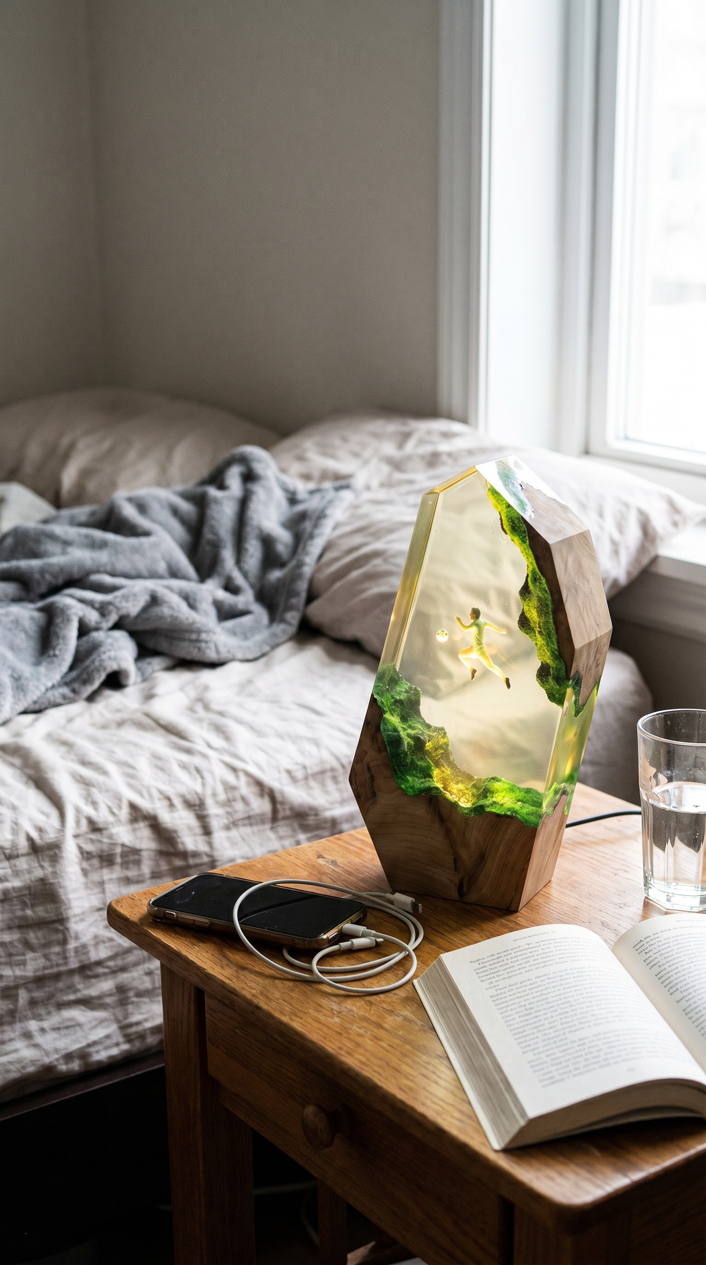 Lionel Messi Resin Lamp