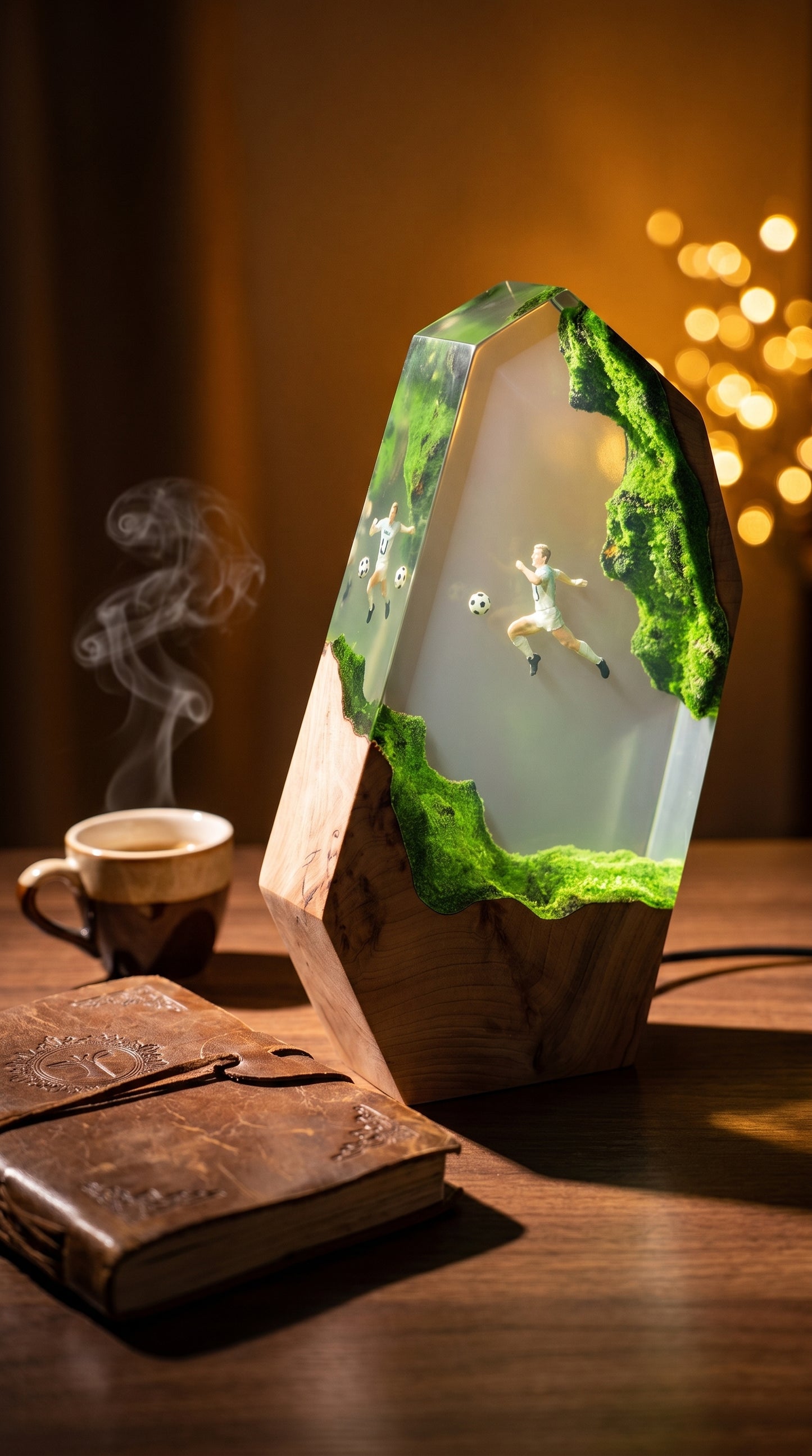 Lionel Messi Resin Lamp