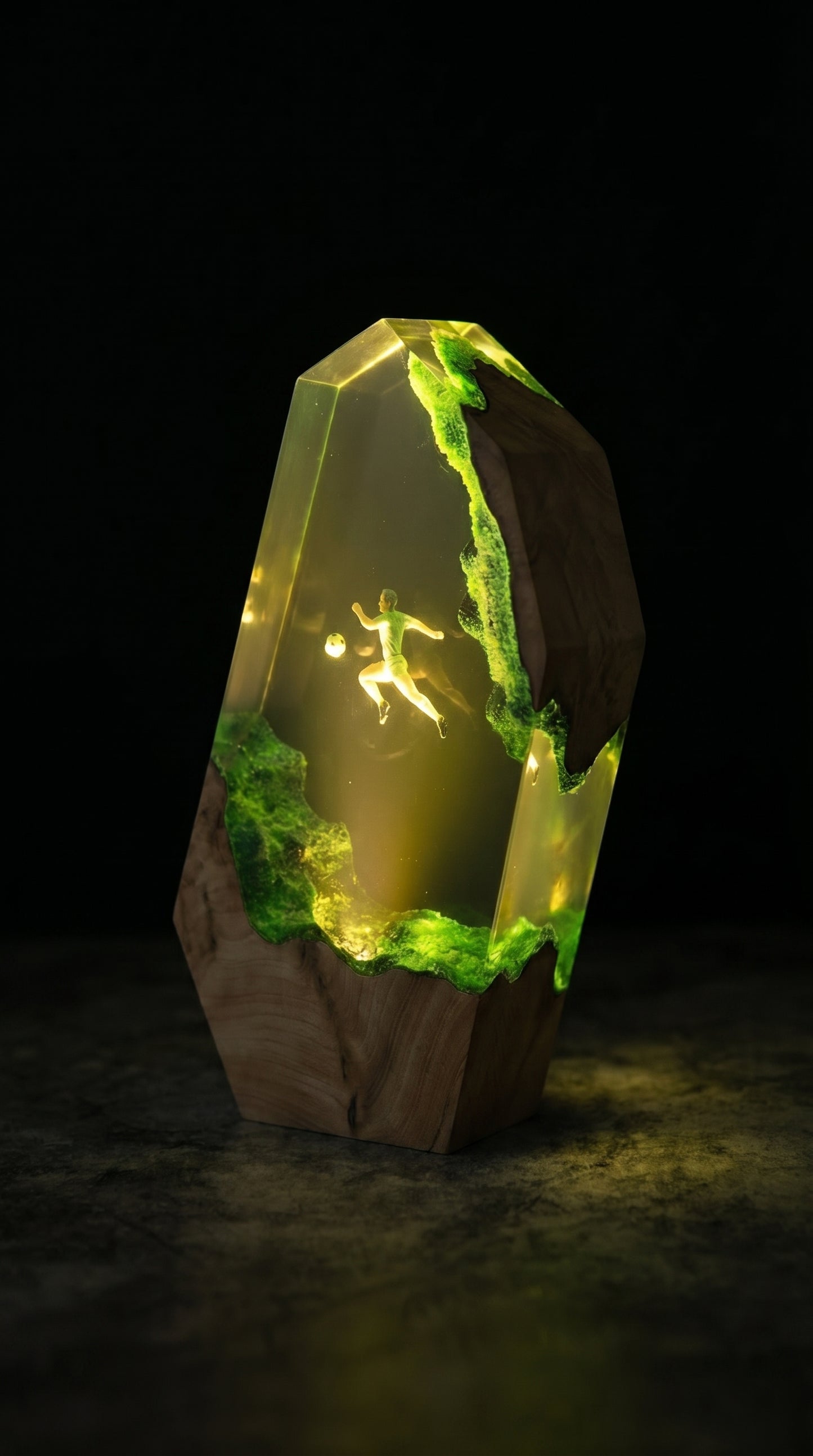 Lionel Messi Resin Lamp